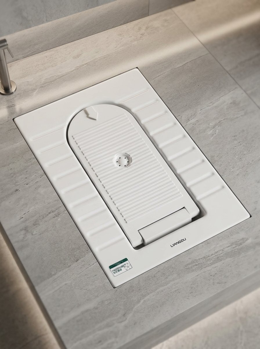 Close-Up Squatting Toilet