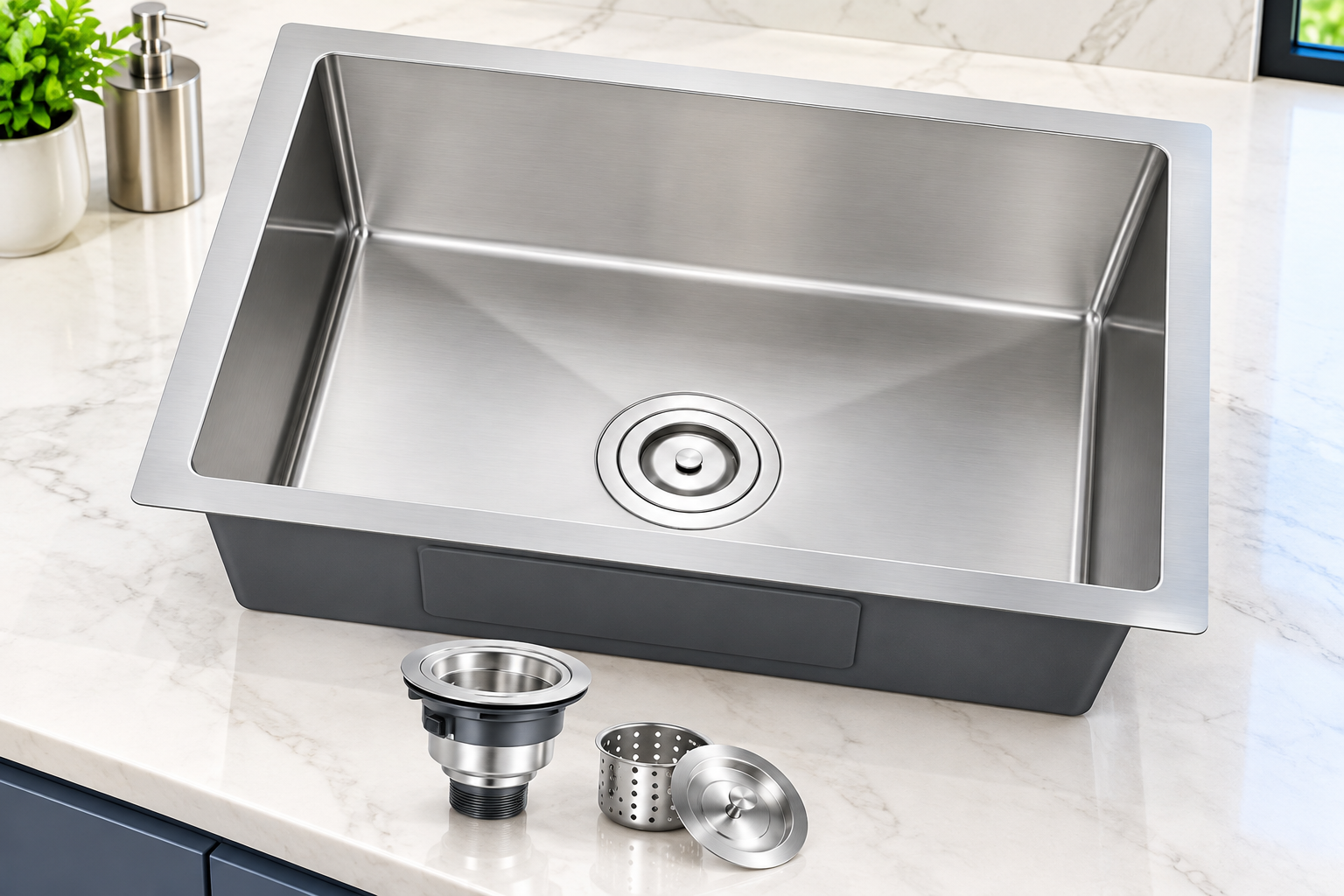 HD Kitchen Sink-Single Bowl