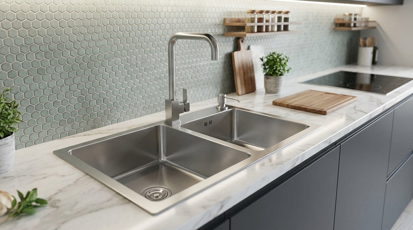 Kitchen Sink-Heavy Duty-DB-Silver
